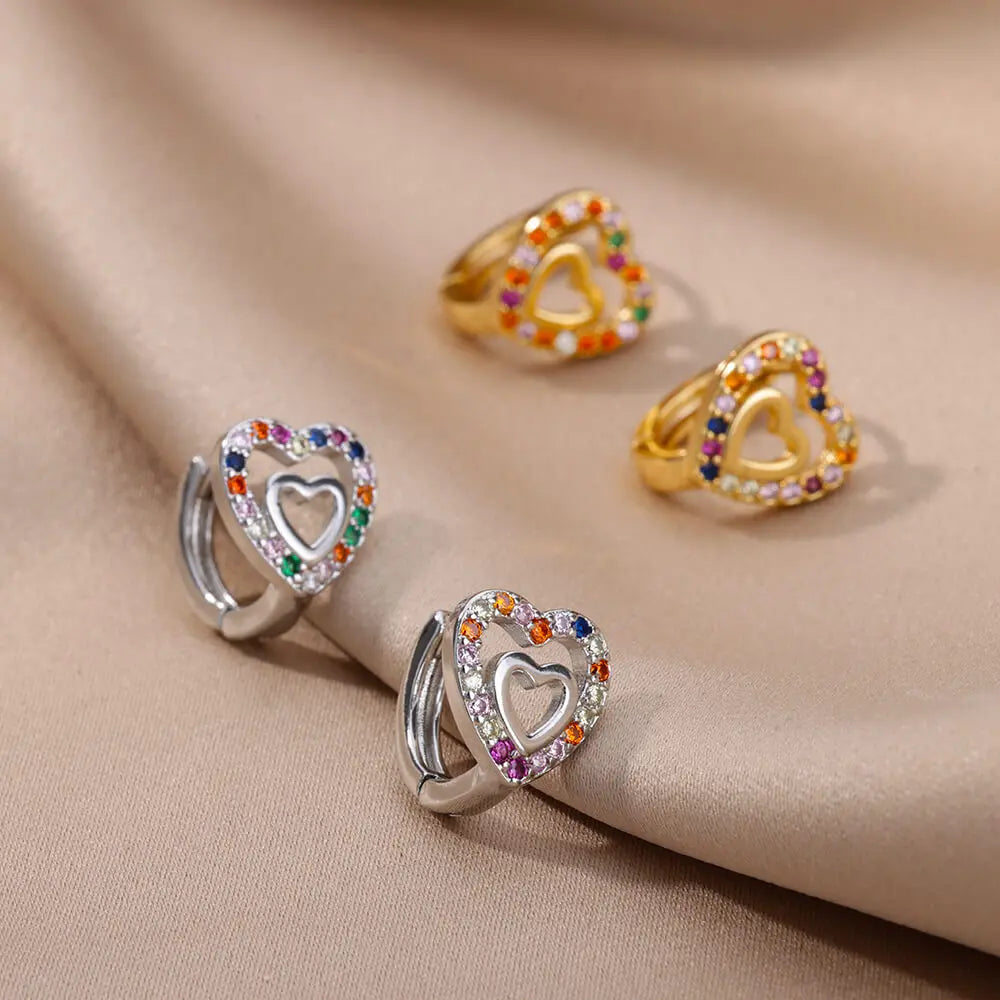 Trendy Cubic Zirconia Earrings