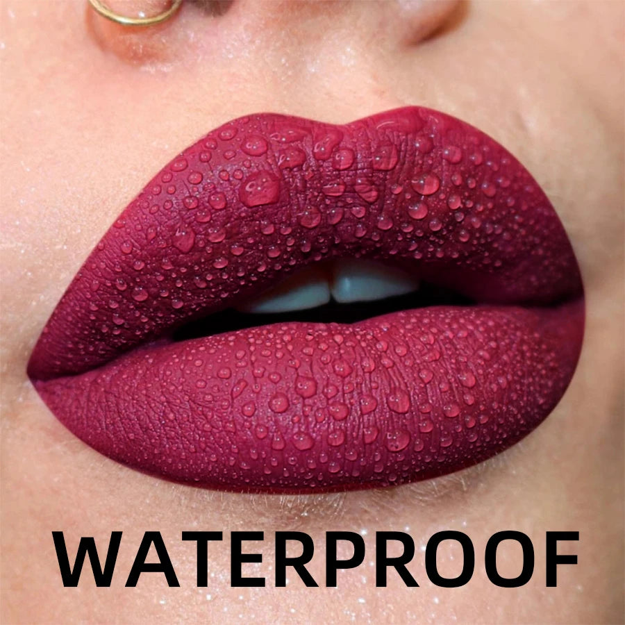 19 colors Matte Velvet Nude  Waterproof Liquid Lipstick