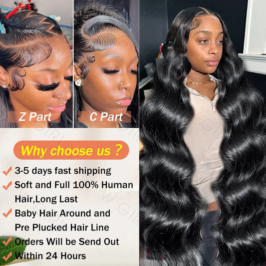 250% |13x4 Lace Frontal|  Glueless Ready To Go