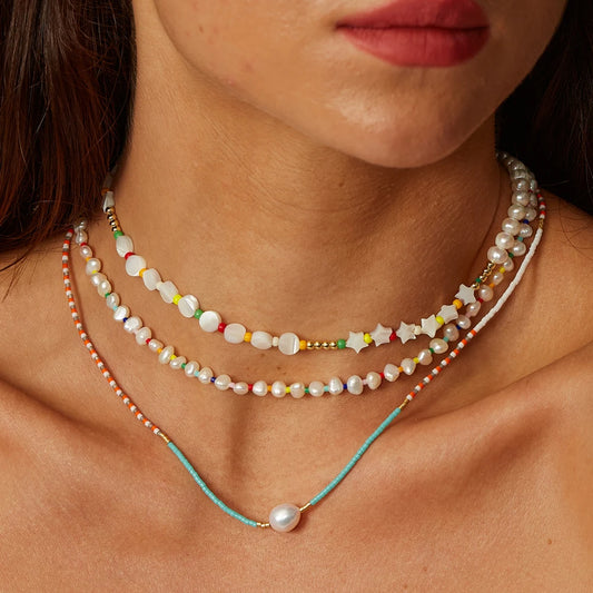 Boho Streetwear Luxury Pearl Necklace
