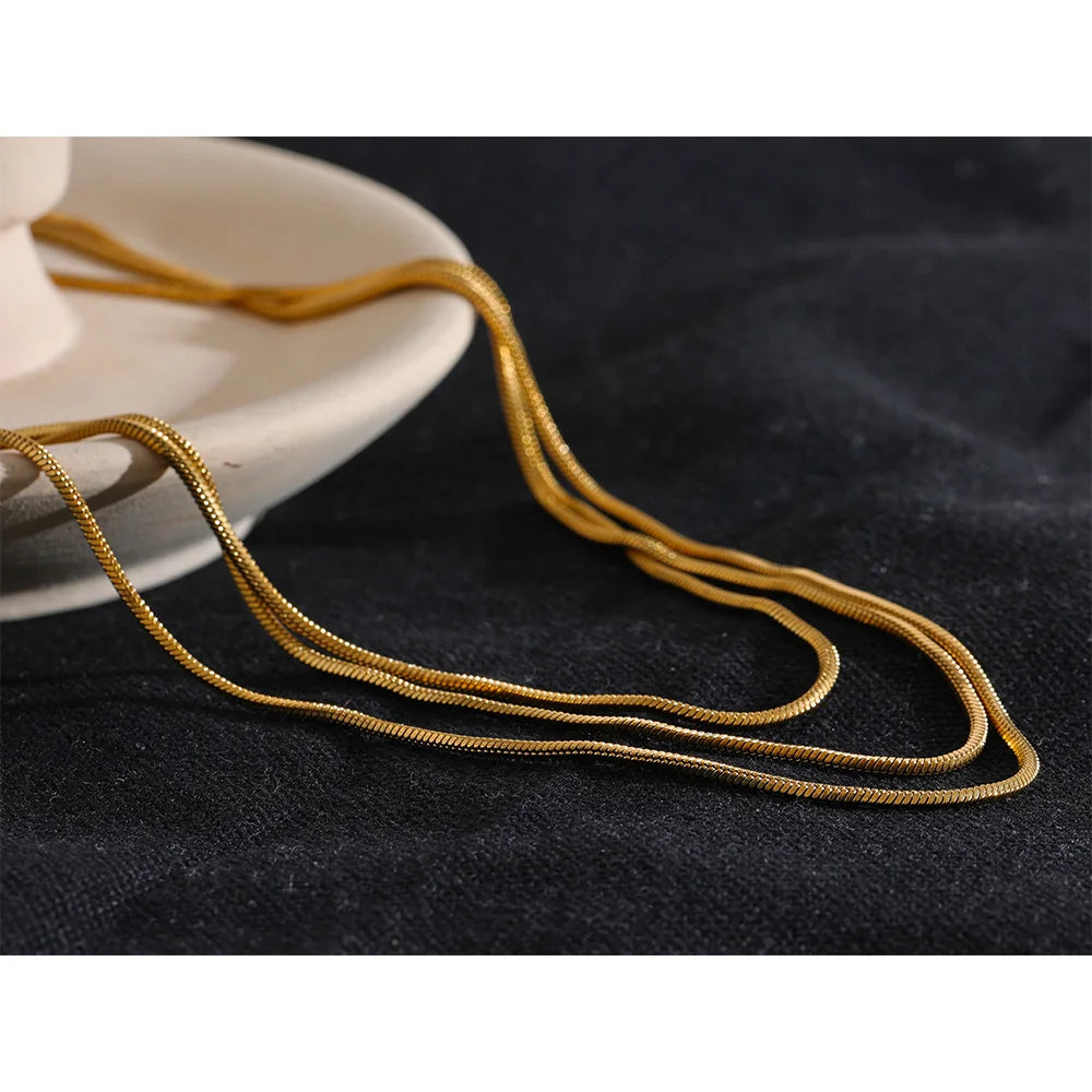 Waterproof 18K Gold Plated