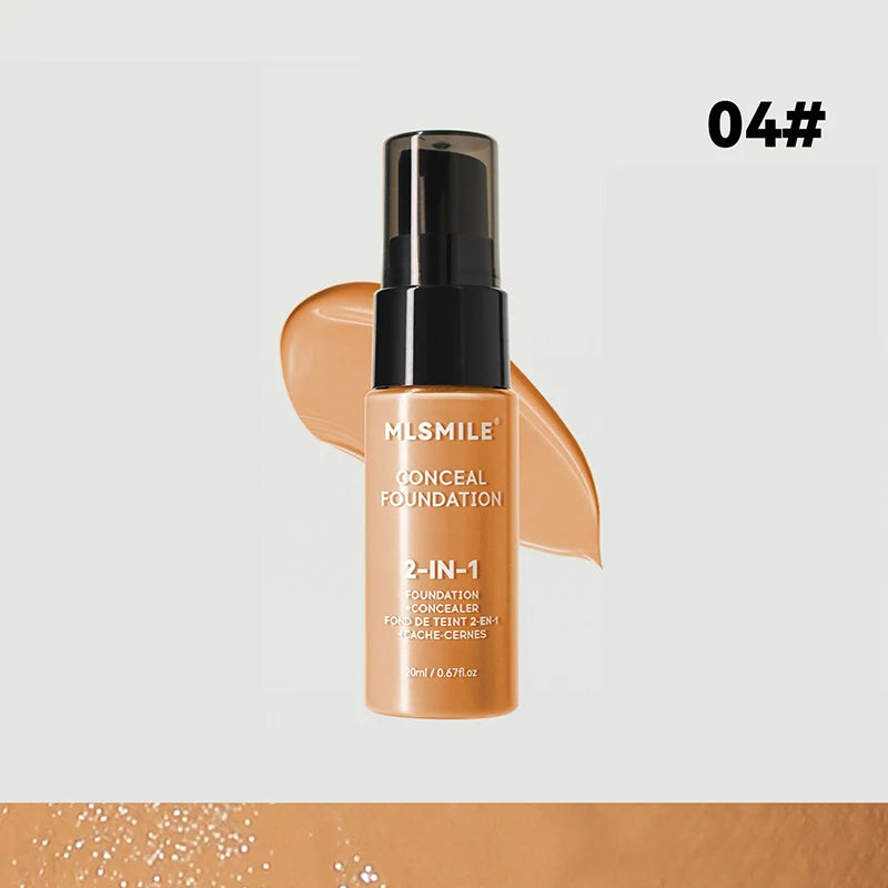 Matte Liquid Foundation Oil Control Concealer BB Cream Waterproof
