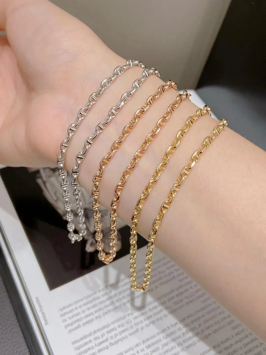 18K gold Chain Pure AU750 Pendant