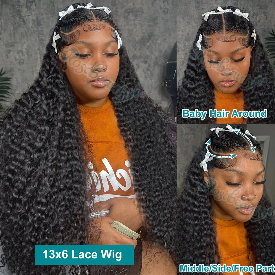 Water Wave Curly | 13X4 Front Human Hair
