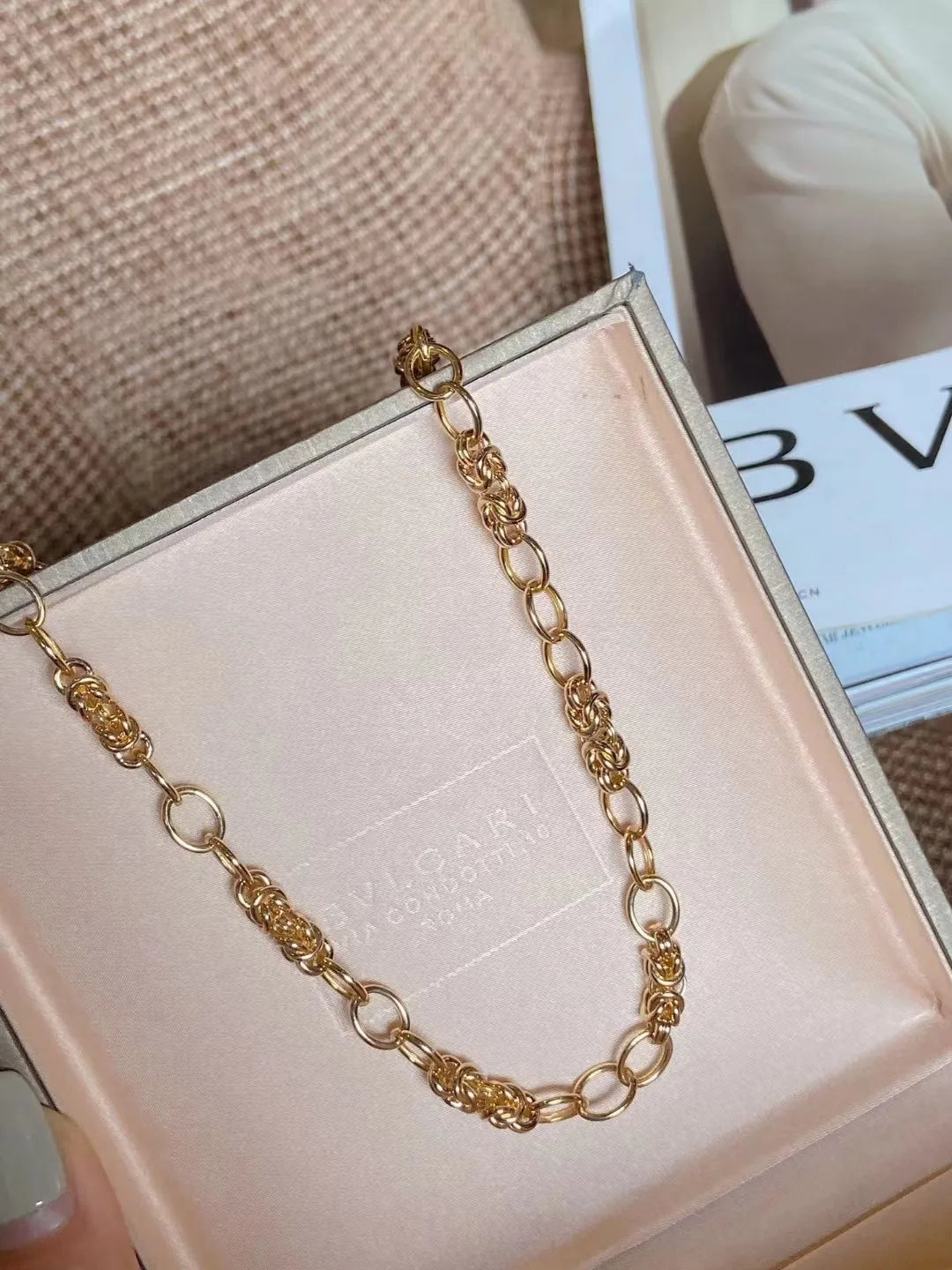 18k Original AU750 Gold Luxury Quality Jewelry