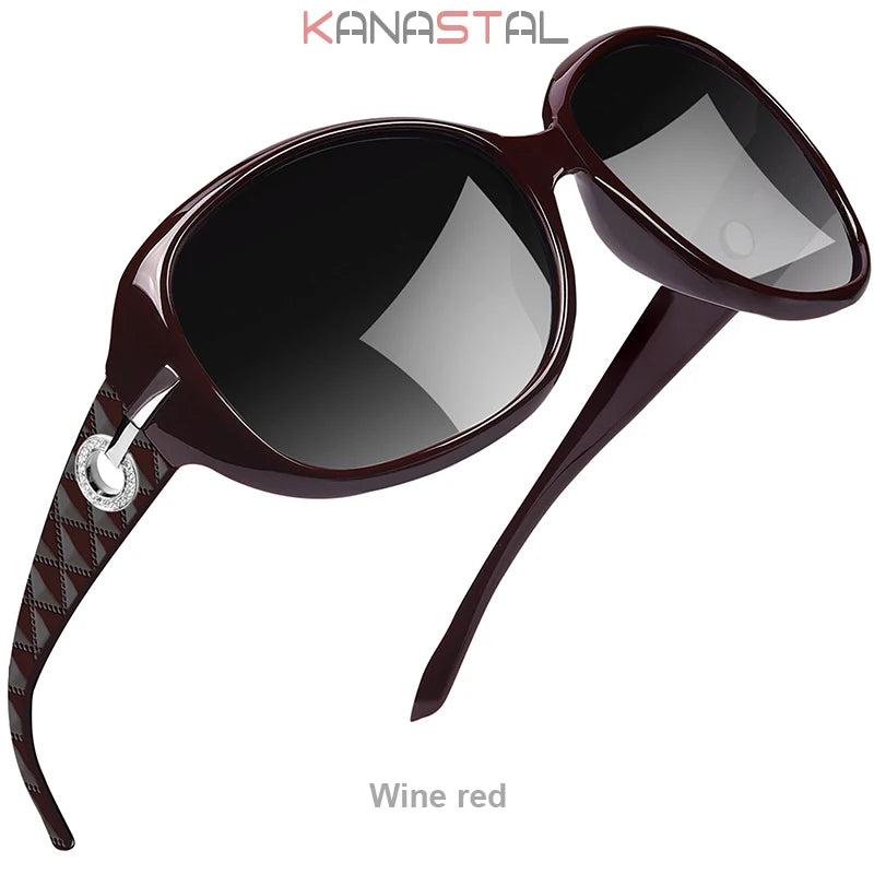 UV400 Retro Diamond Butterfly Sunscreen Glasses