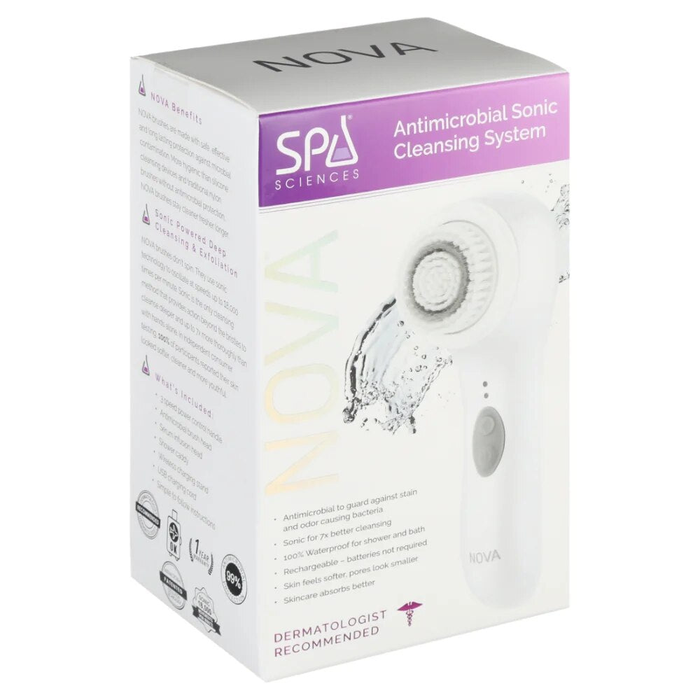 Rechargeable Antimicrobial  Cleansing Brush