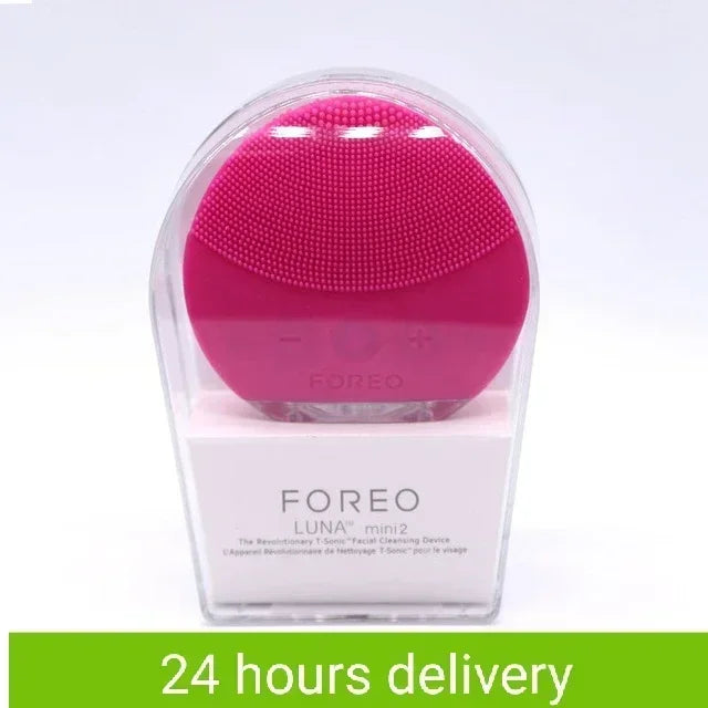 mini2 facial silicone facial cleansing brush - waterproof, level 8