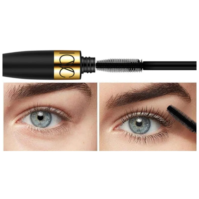 Fiber Mascara Thick Curly, Waterproof and Sweat-proof, Long-lasting
