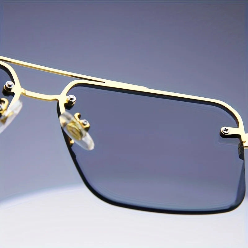 Rimless Classic Small Square Traveling Shades