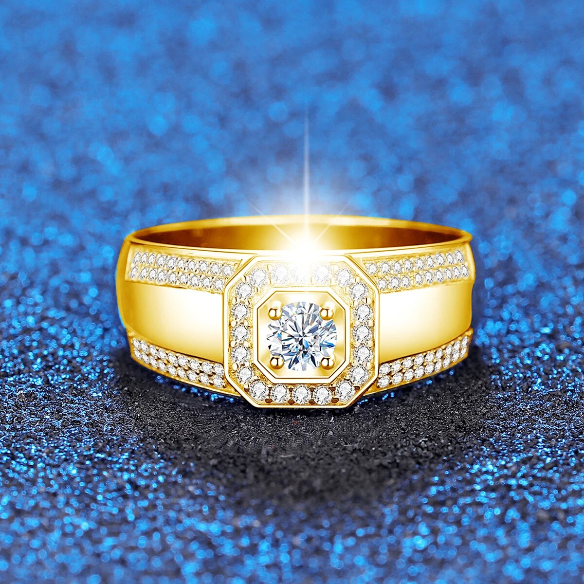 Heavy Round 4mm 0.3ct Moissanite