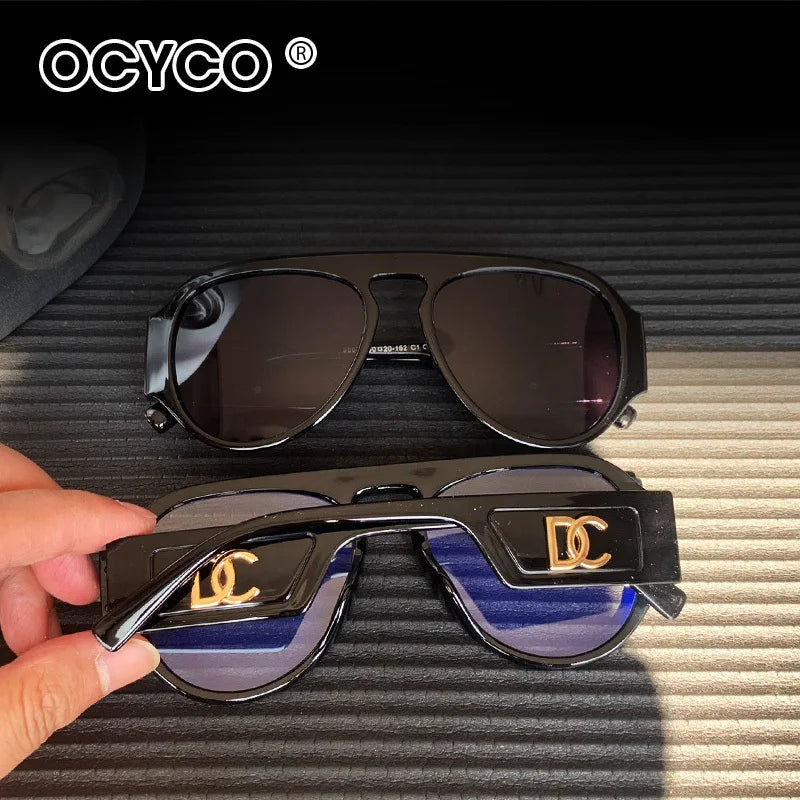 Fashion Punk Rimless Luxury Sunglasses
