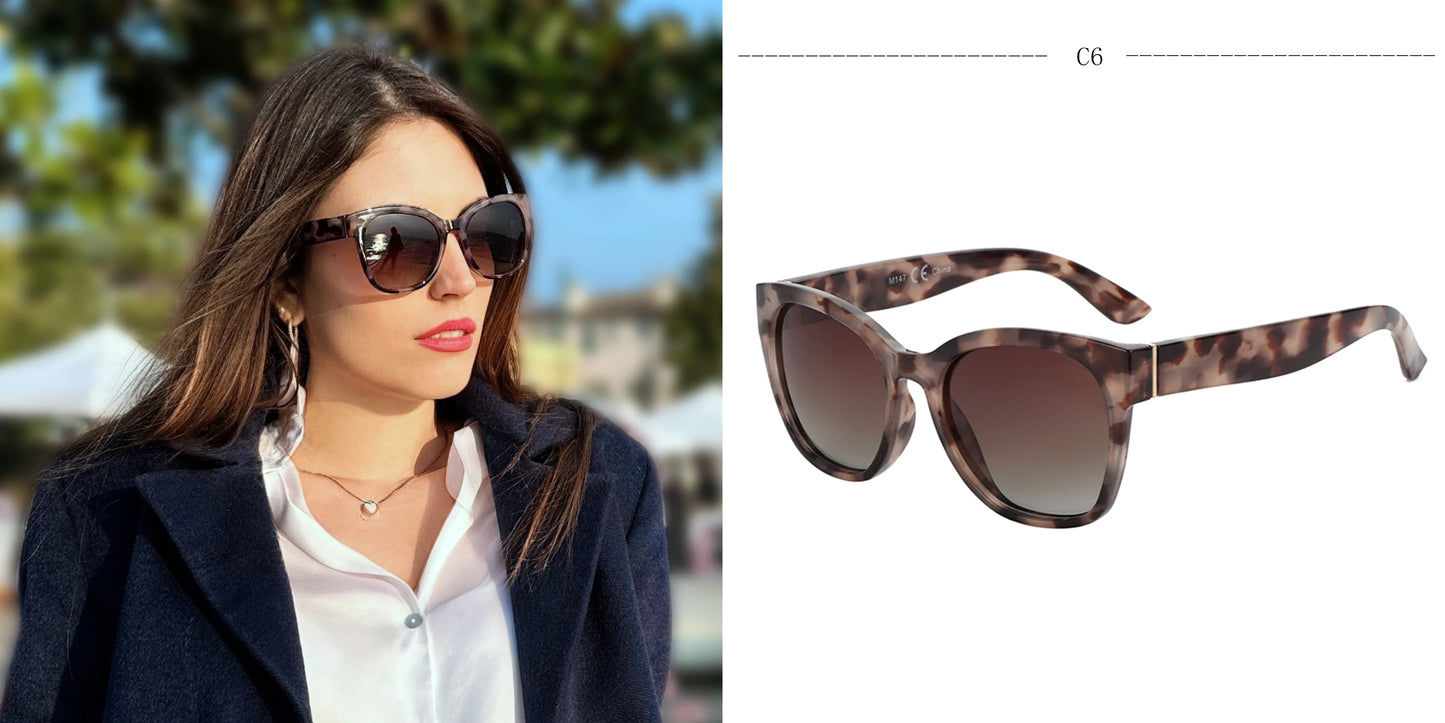 Polarized UV400 Cat Eye Sunglasses
