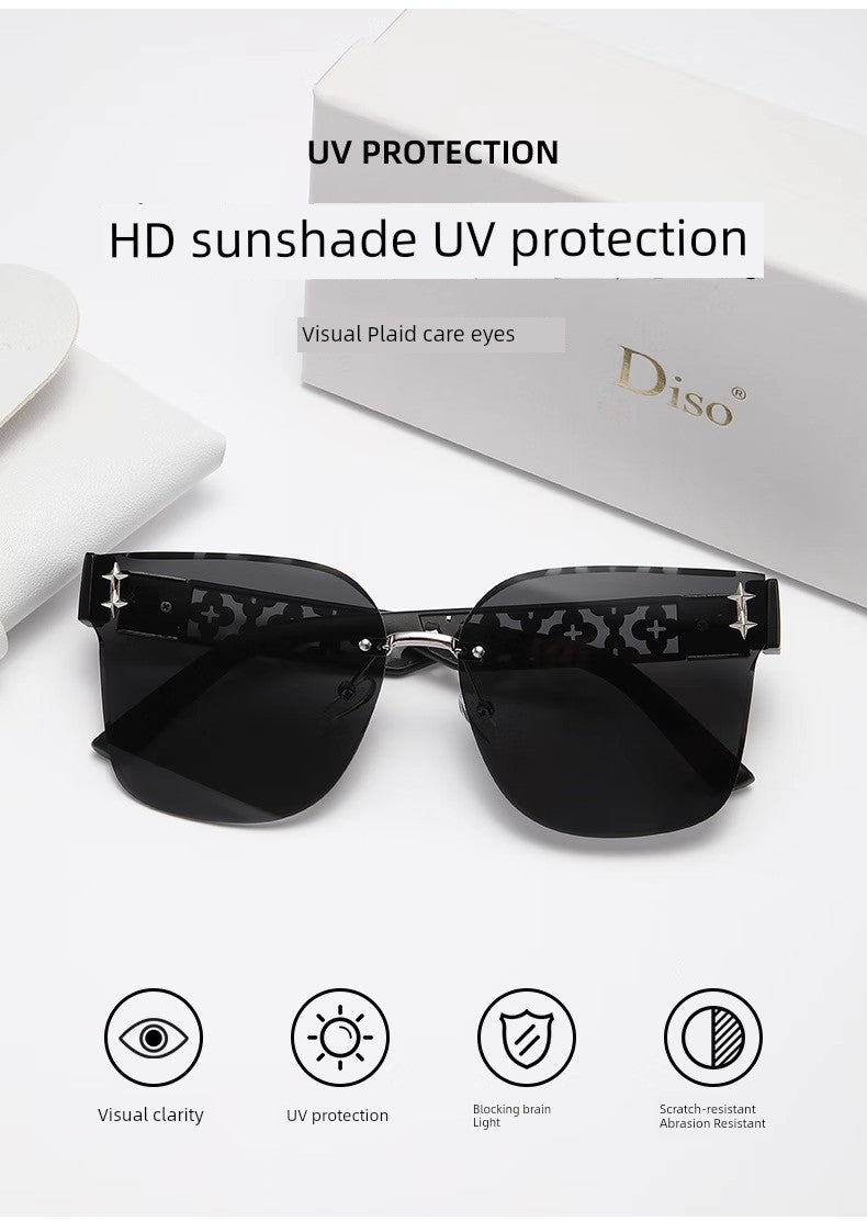 Frameless High-Grade Square  UV Protection Sunglasses