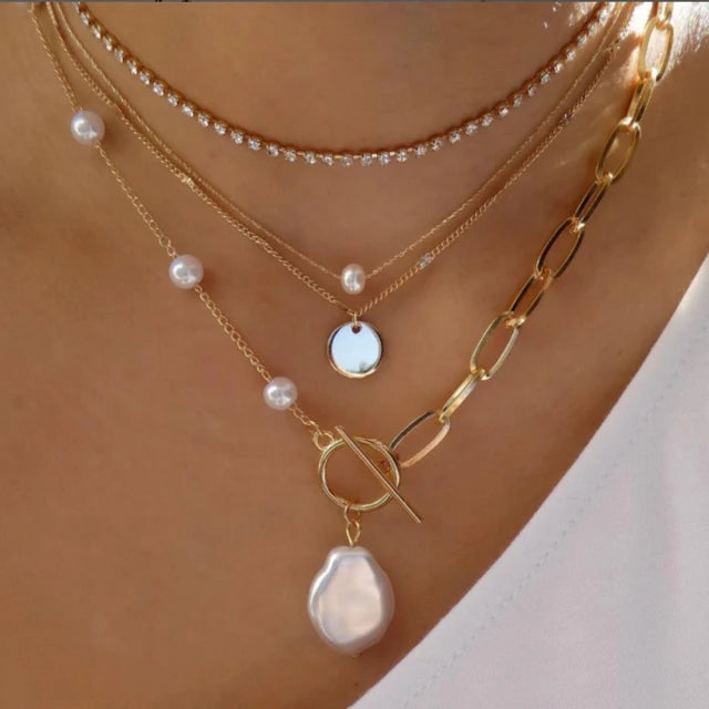 Crystal Star Pendant Necklaces