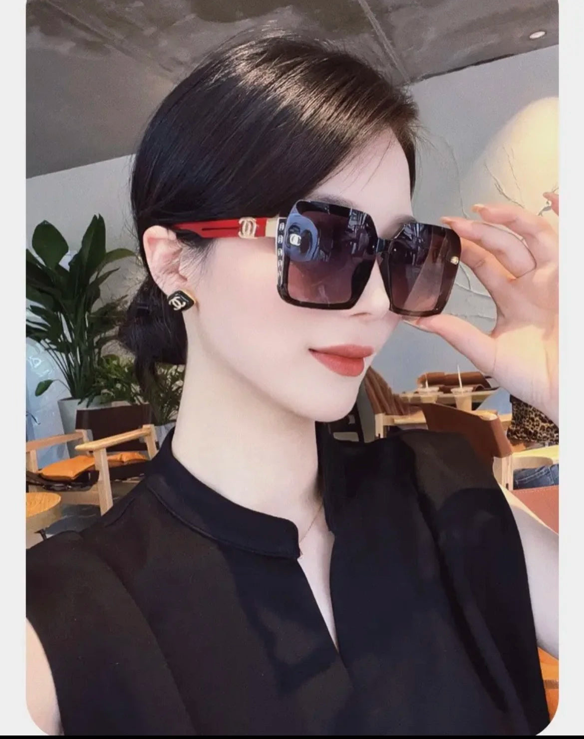 Vintage Square UV400 Sun Glasses