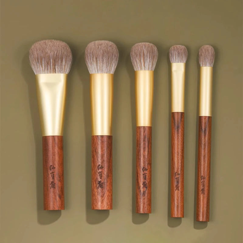 Foundation Liquid Blush Brush African Rosewood Handle Make Up Brush