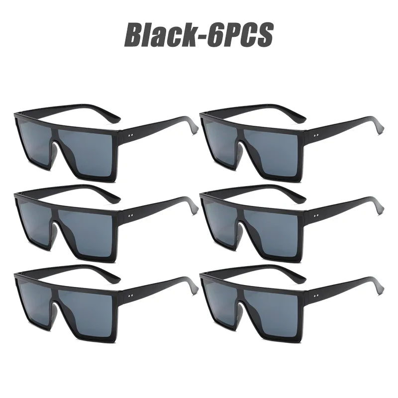 Retro cyberpunk Color Film Sunglasses