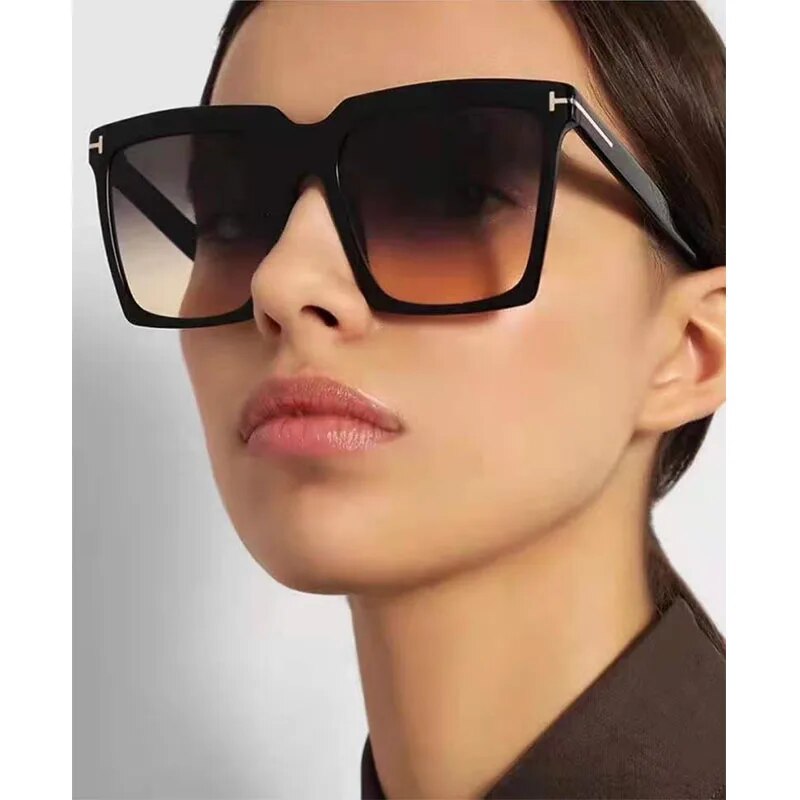 Large Frame Square Eyewear UV400