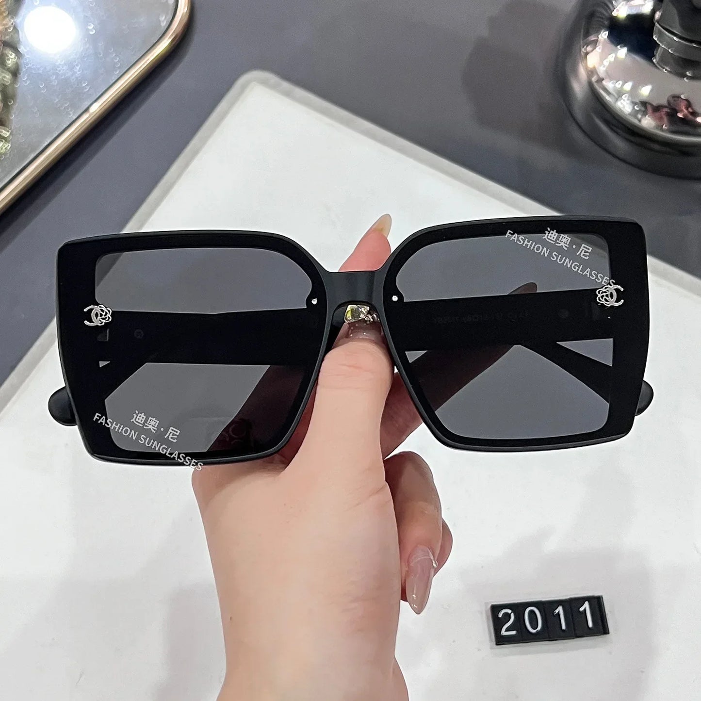 Polarized Square Oversized Sunglasses