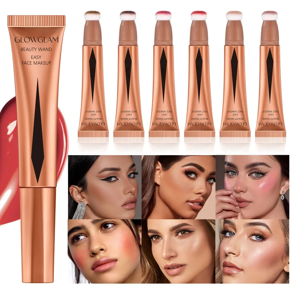 Cream Bronzer | Contour| Blusher | Highlighter | Blush Applicator
