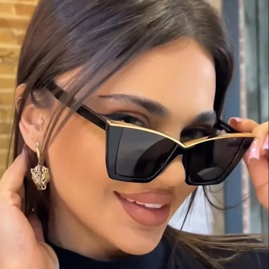 Cat Eye Square Retro Shades