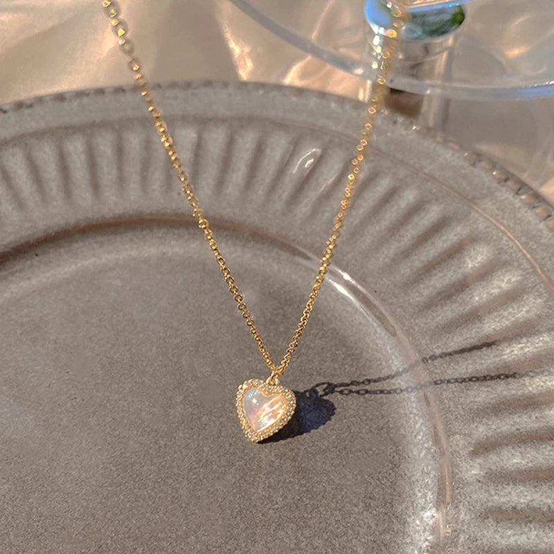 Shiny Butterfly Exquisite Double Layer Necklace