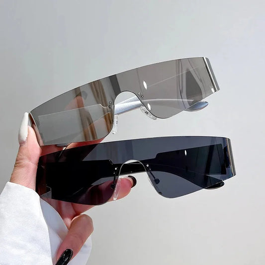 One-pieces Rimless Shades UV400 Sunglasses