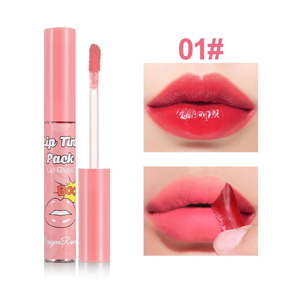 Peel Off Rose Red Lip gloss - Waterproof