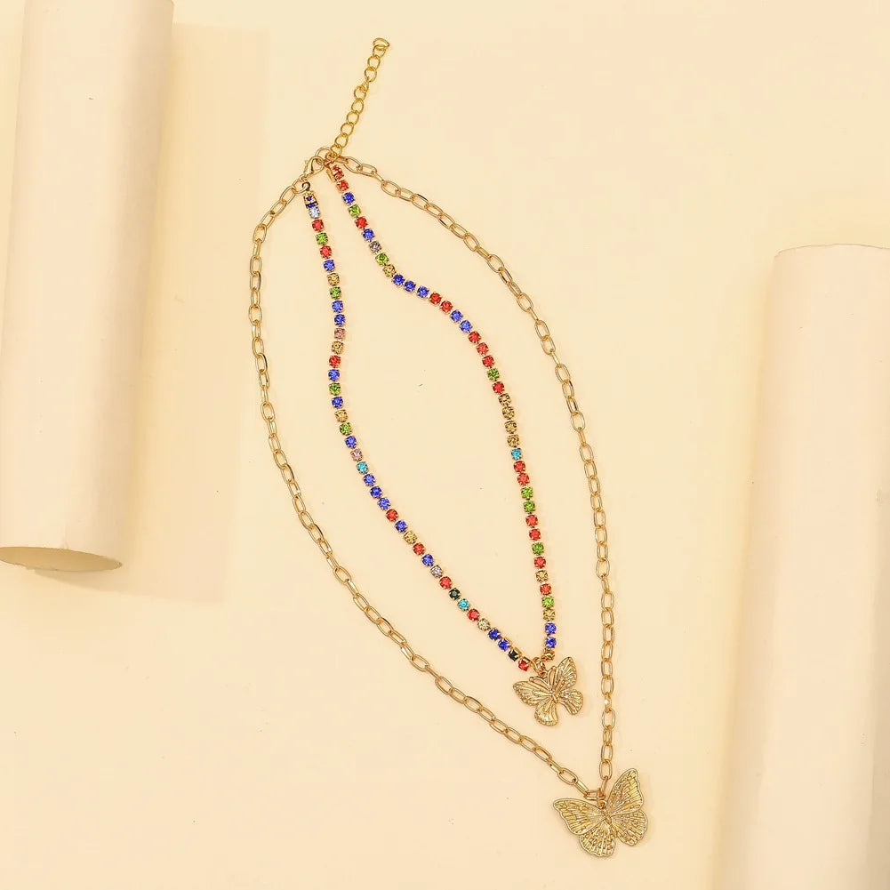 Butterfly Aesthetic Charms  Ncklace