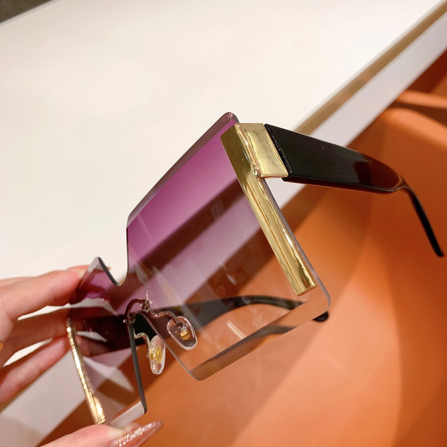 Rimless Tea Cool, Ultraviolet-Proof