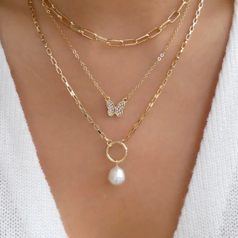 Heart Sheet Pendant Necklaces