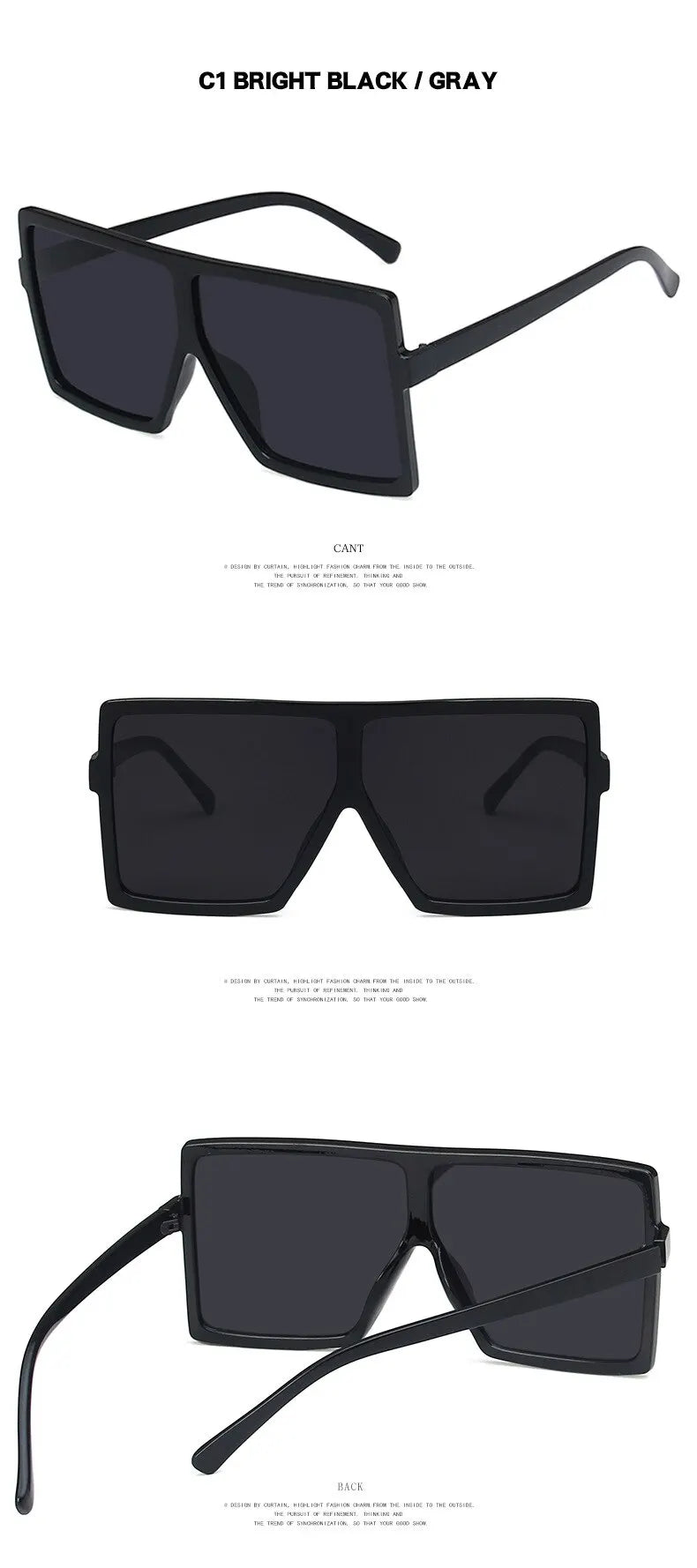 Oversized Shades Square Frame