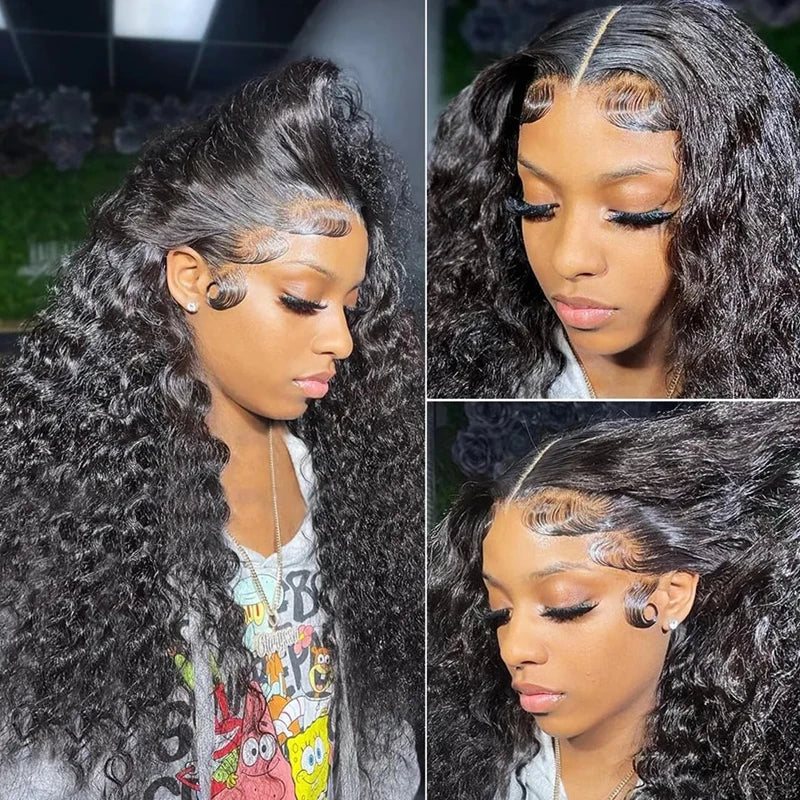 Water Wave  13x4 13x6 Lace Front Wigs Human Hair | Malaysia  Curly Wave