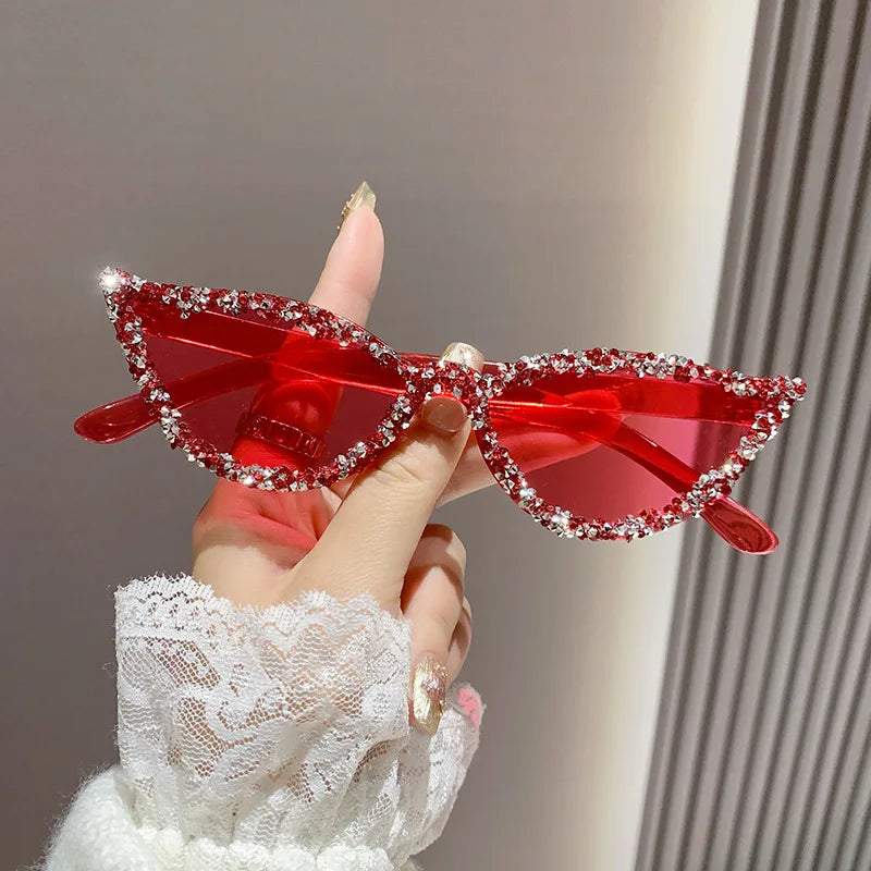 Diamond Cat Eye Trendy Sunglasses