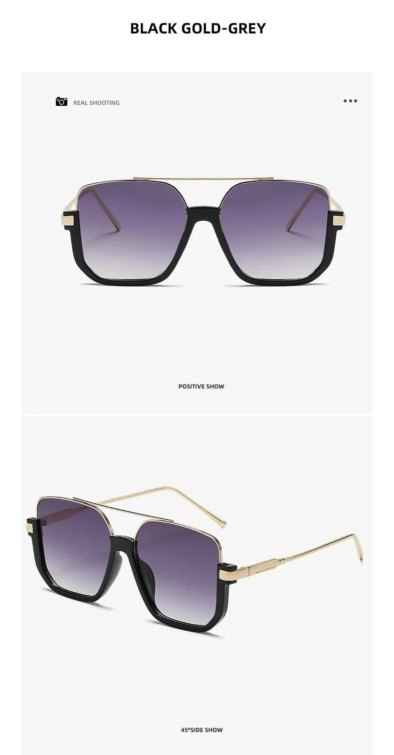 Retro Pilot Square Shades UV400