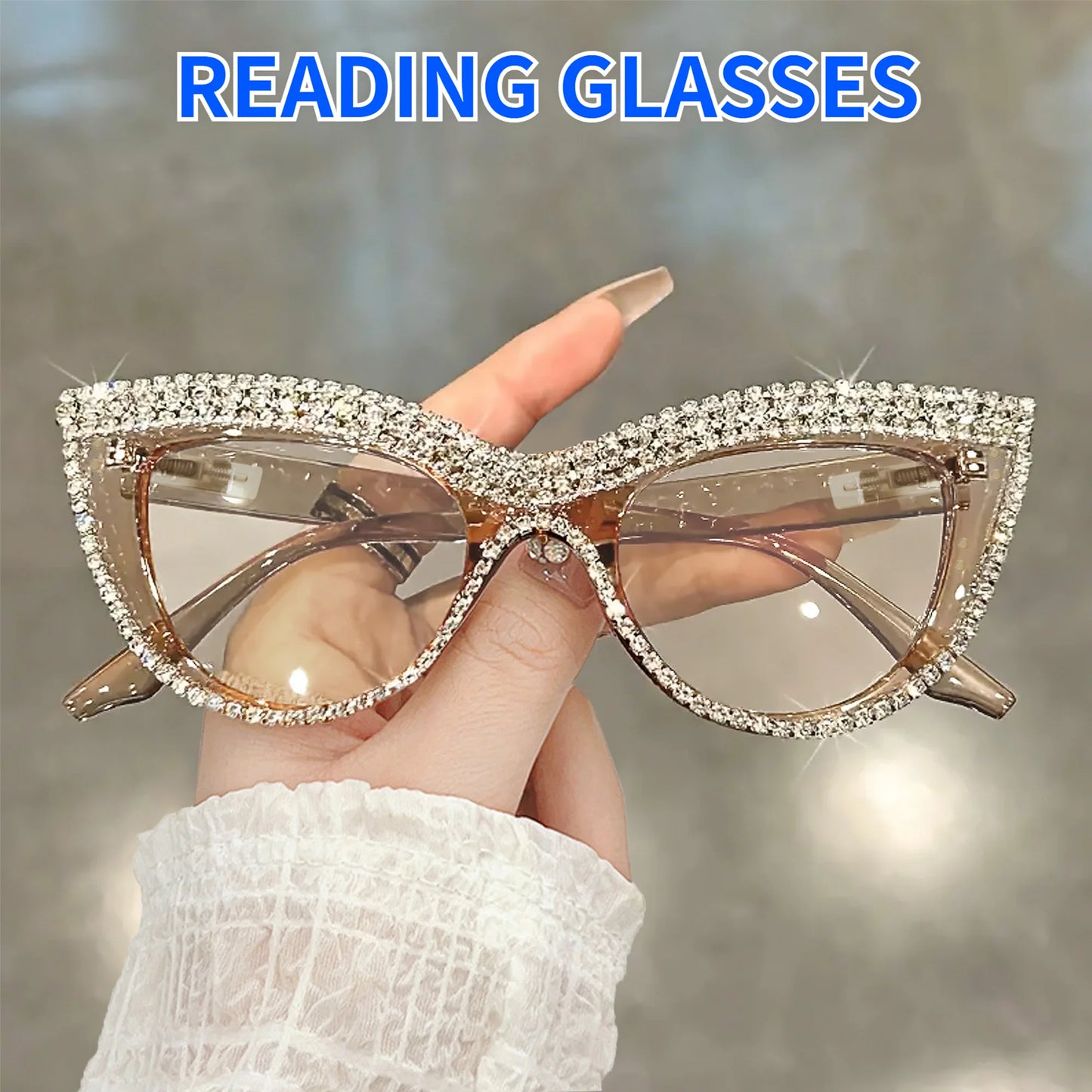 Retro Square Cute Sturdy Cat Eye Glasses