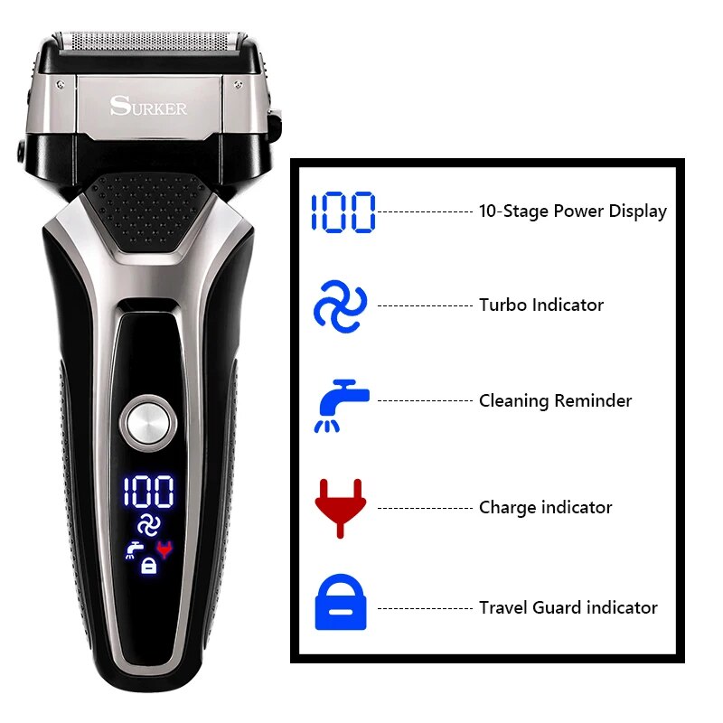 Rechargeable 3D Shaver