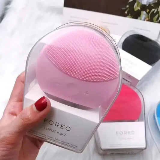 mini2 facial silicone facial cleansing brush - waterproof, level 8