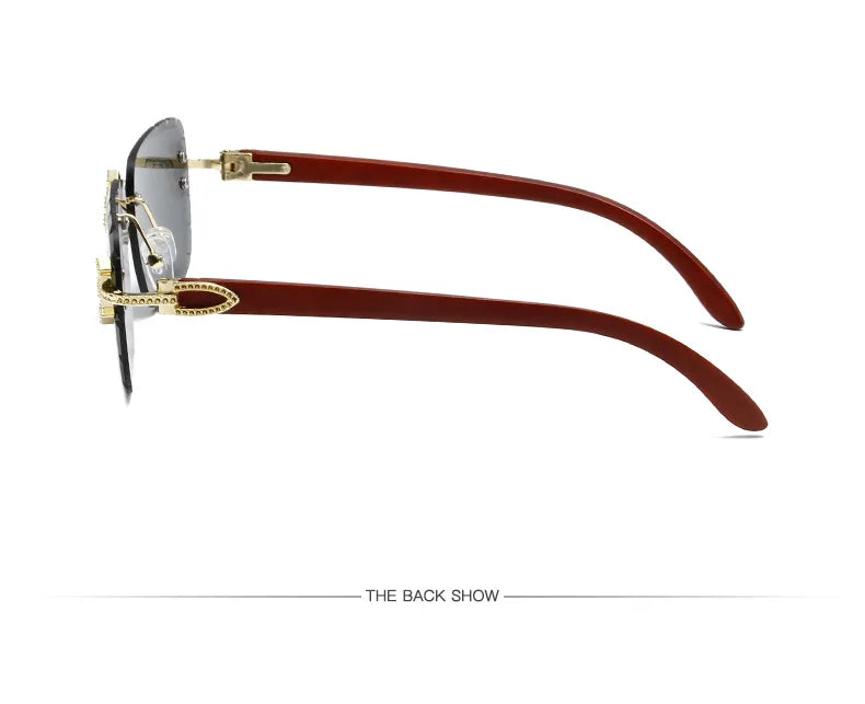 Rimless Square Luxury Shades UV400