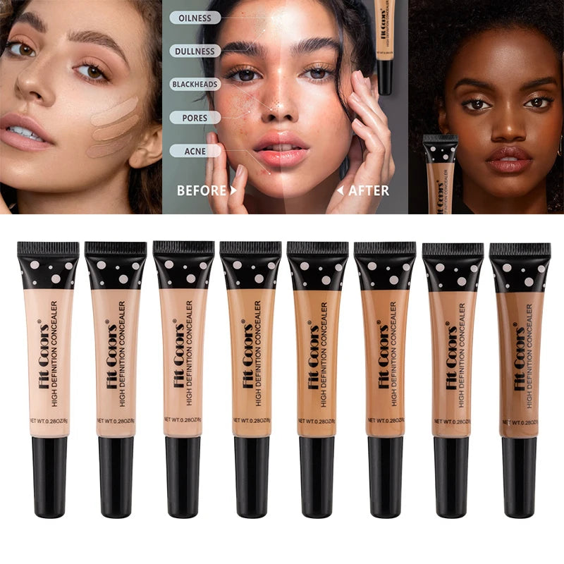 Full Cover Liquid Concealer 8 Color BB Cream Foundation