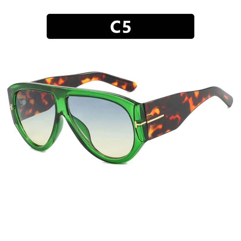 Oval Shape Trendy Street Shoot Shades - UV400