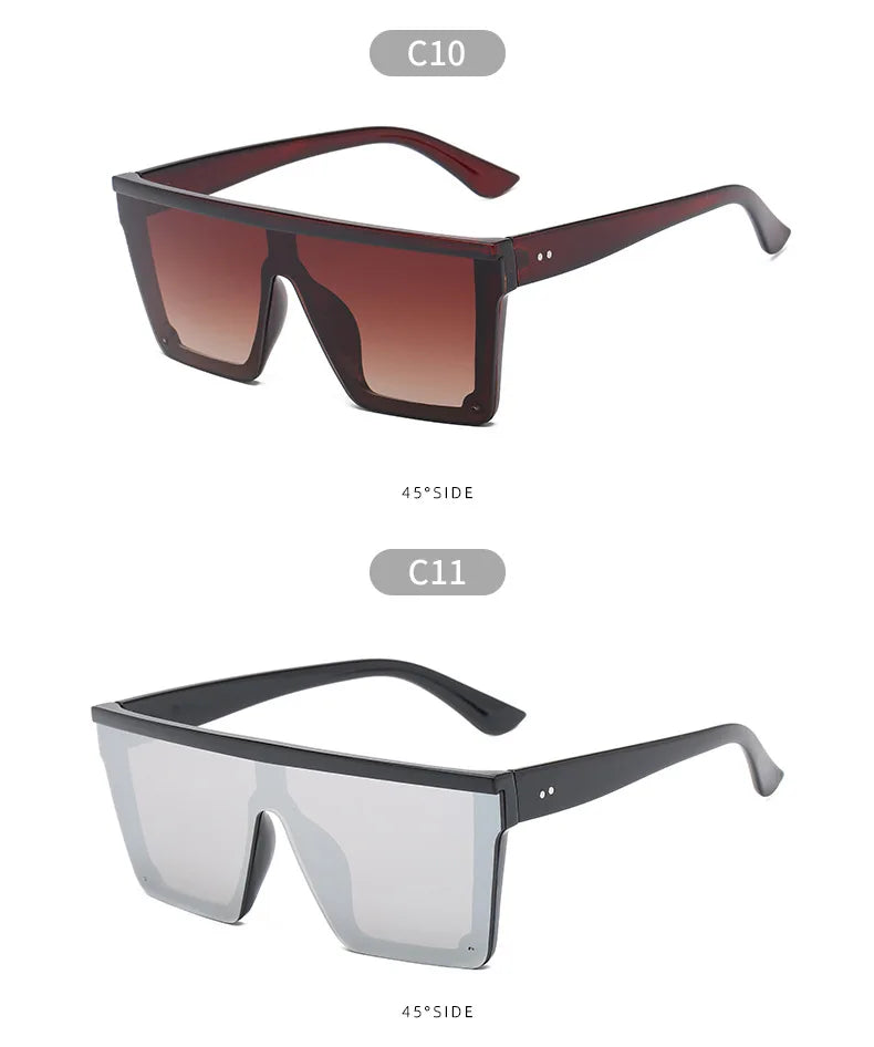 Punk Trendy Square Shade Eyewear UV400