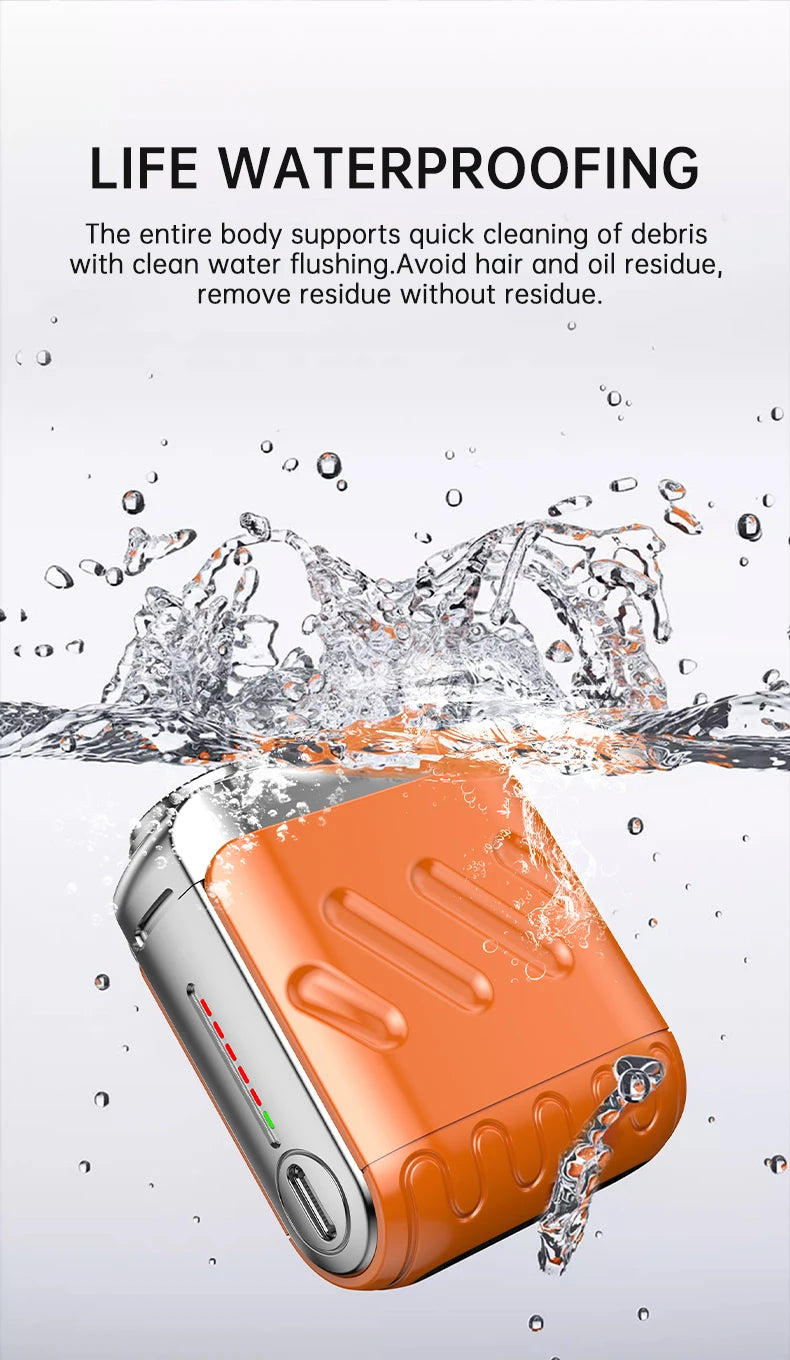 Mini Electric Shaver Dual Head Waterproof Razor