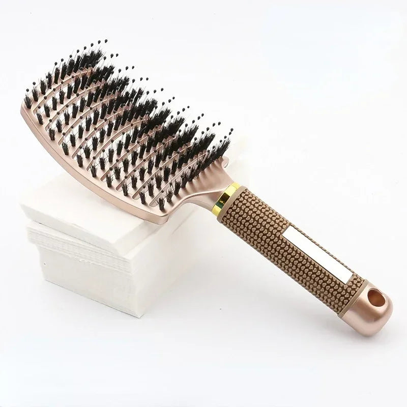 Detangler Nylon Bristle, Scalp Massage, Tangle Teaser