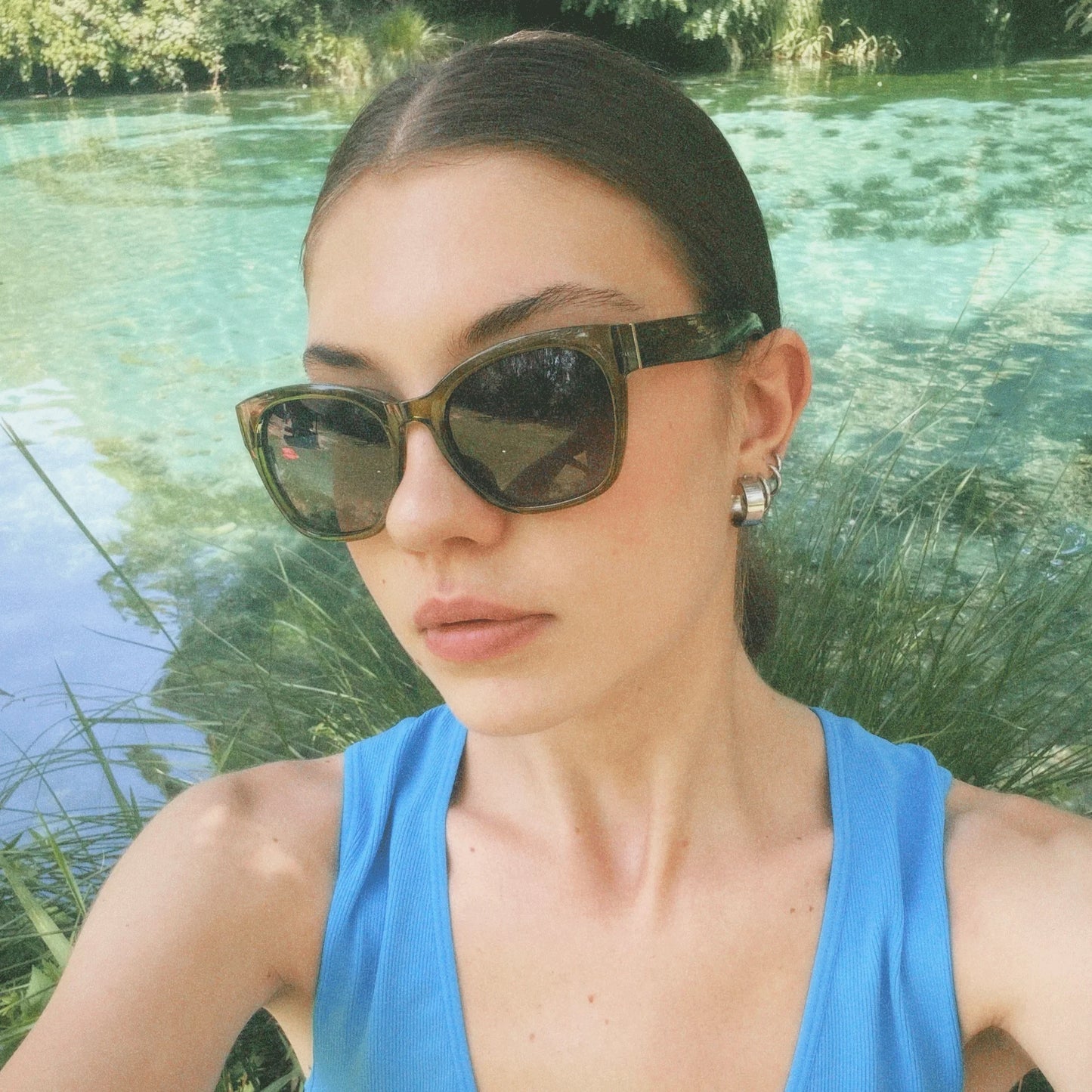 Polarized UV400 Cat Eye Sunglasses