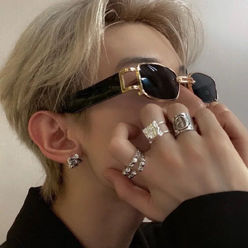 Buckle Small Frame Square Sunglasses