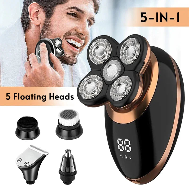 5 In 1 Electric Rechargeable Razor