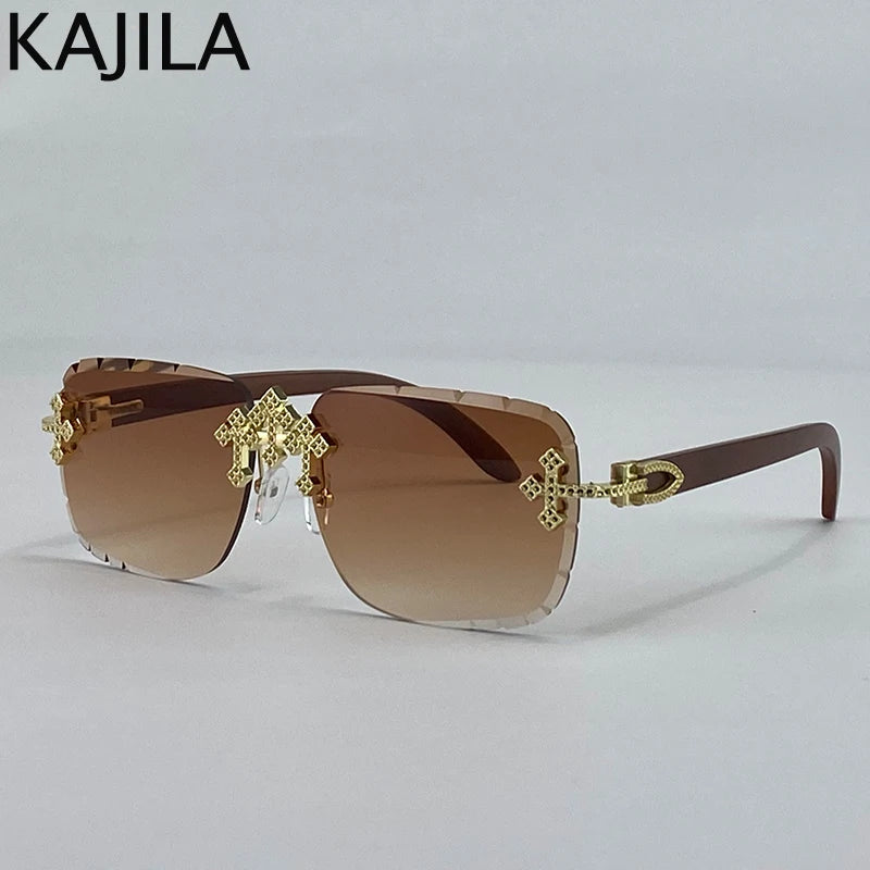 Rimless Square Luxury Shades UV400