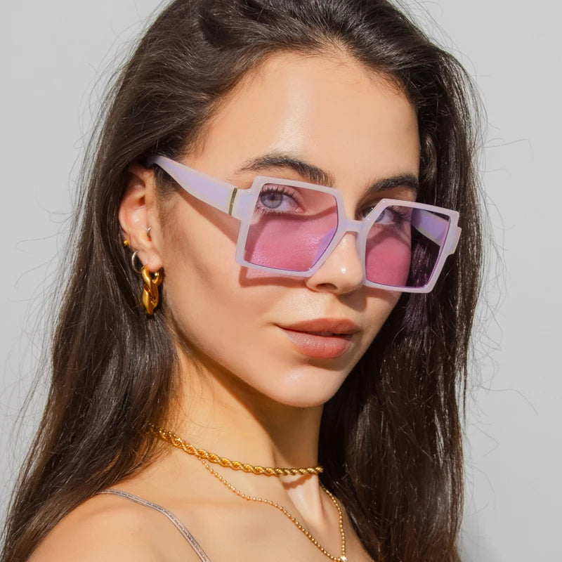 Vintage Fashion Gradient Eyeglasses